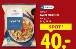 Lidl VITASIA Gyoza med rejer tilbud