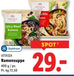Lidl VITASIA Ramensuppe tilbud