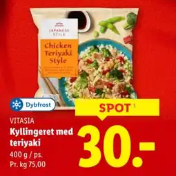Lidl VITASIA Kyllingeret med teriyaki tilbud