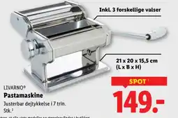 Lidl LIVARNOⓇ Pastamaskine tilbud