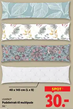 Lidl LIVARNOⓇ Pudebetræk til multipude tilbud