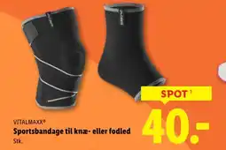 Lidl VITALMAXX® Sportsbandage til knæ- eller fodled tilbud