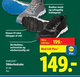 Lidl PARKSIDE® Sikkerhedssko tilbud