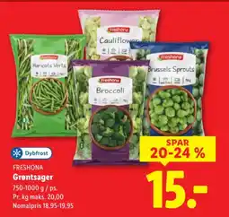 Lidl FRESHONA Grøntsager tilbud