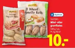 Lidl TASTINO Mini- eller grovflutes tilbud