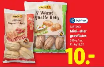 Lidl TASTINO Mini- eller grovflutes tilbud