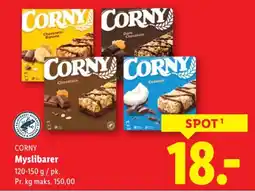 Lidl CORNY Myslibarer tilbud