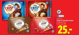 Lidl GELATELLI Crisp 'N' Cake eller isvafler tilbud