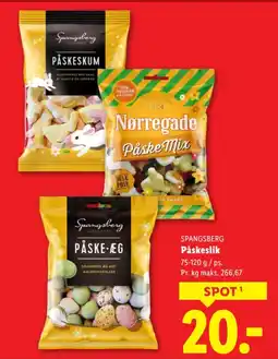 Lidl SPANGSBERG Påskeslik tilbud
