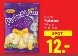 Lidl CLOETTA Påskeskum tilbud