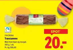 Lidl FAVORINA Træstamme tilbud