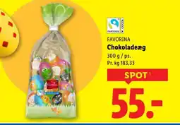 Lidl FAVORINA Chokoladeæg tilbud