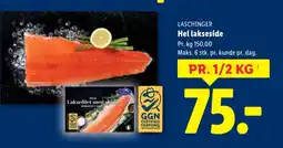 Lidl LASCHINGER Hel lakseside tilbud