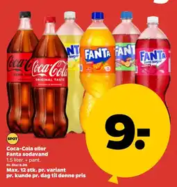 Netto Coca-Cola eller Fanta sodavand tilbud