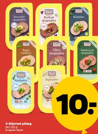 Netto 3-Stjernet pålæg tilbud