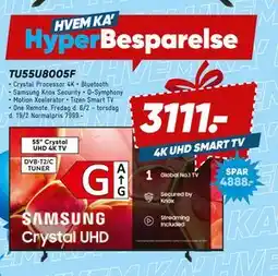 Bilka Samsung TU55U8005F tilbud