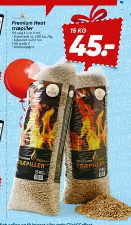 Bilka Premium Heat træpiller tilbud