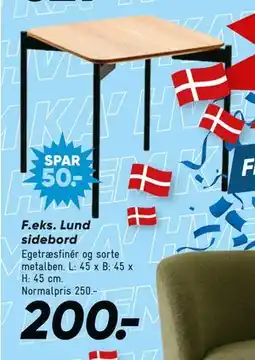 Bilka Lund sidebord tilbud