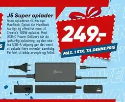 Bilka J5 Super oplader tilbud
