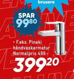 Bilka Pinaki håndvaskarmatur tilbud