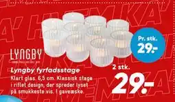Bilka Lyngby fyrfadsstage tilbud