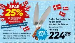 Bilka SPAR 25% på Køkkenchef Premium Køkkenknive tilbud