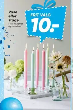 Bilka Vase eller stage tilbud