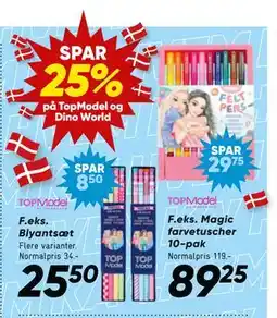 Bilka Spar 25% på TopModel og Dino World tilbud