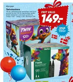 Bilka Twinmarkers tilbud