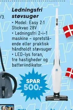Bilka Ledningsfri støvsuger tilbud