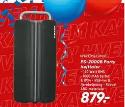 Bilka PS-2000B Party højttaler tilbud