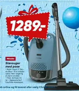 Bilka Støvsuger med pose tilbud