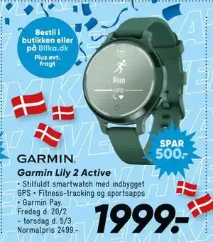 Bilka Garmin Lily 2 Active tilbud