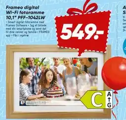 Bilka Frameo digital Wi-Fi fotoramme 10,1” PFF-1042LW tilbud