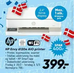 Bilka HP Envy 6120e AIO printer tilbud