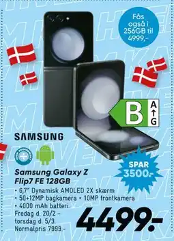 Bilka Samsung Galaxy Z Flip7 FE 128GB tilbud