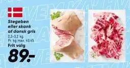 Bilka Stegeben eller skank af dansk gris tilbud
