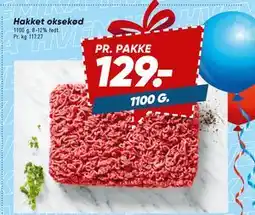 Bilka Hakket oksekød tilbud