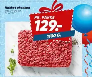 Bilka Hakket oksekød tilbud
