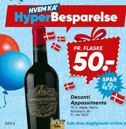 Bilka Deconti Appassimento tilbud