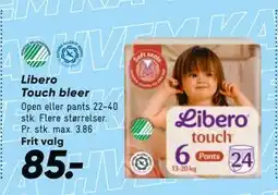 Bilka Libero Touch bleer tilbud