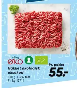 Bilka Hakket økologisk oksekød tilbud
