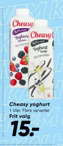 Bilka Cheasy yoghurt tilbud