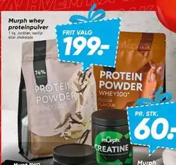 Bilka Murph whey proteinpulver tilbud