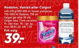 Bilka Rodalon, Vanish eller Calgon tilbud
