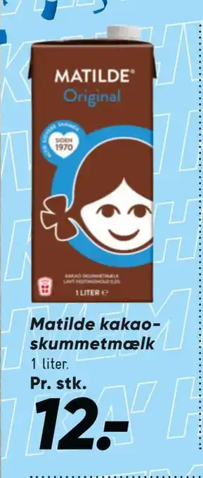 Bilka Matilde kakaoskummetmælk tilbud