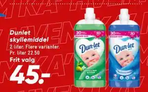 Bilka Dunlet skyllemiddel tilbud