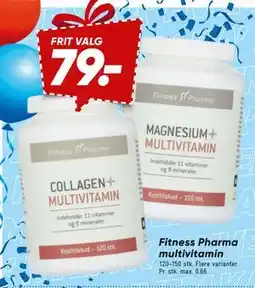 Bilka Fitness Pharma multivitamin tilbud