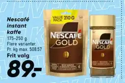Bilka Nescafé instant kaffe tilbud