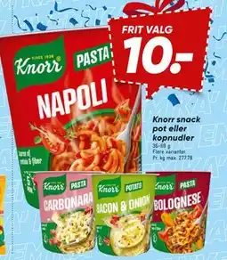 Bilka Knorr snack pot eller kopnudler tilbud